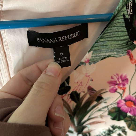Banana Republic Tropical Floral Dress size 6 - Picture 4 of 8